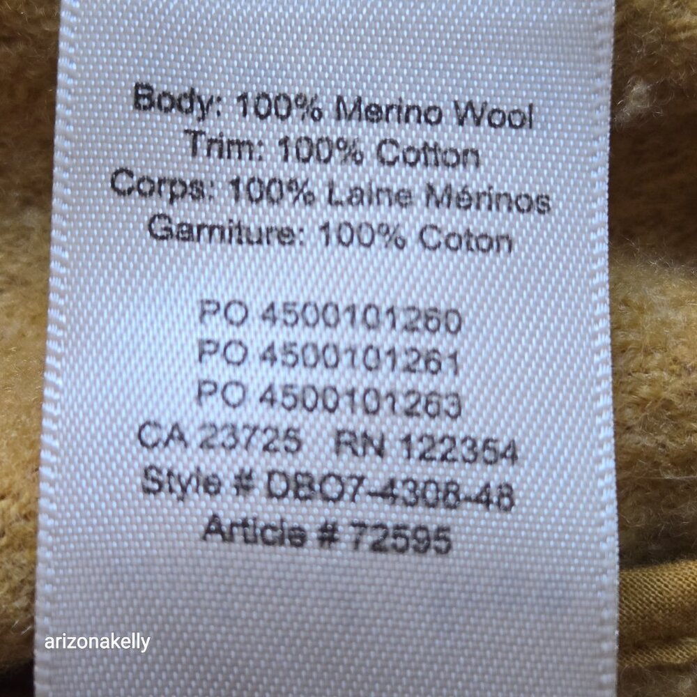 Wilfred Free Wool Ganna Mustard Yellow Shirt Jacket Shacket XXS *RUNS BIG* - Picture 5 of 8